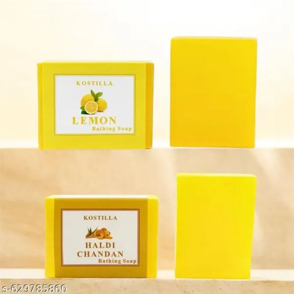 Kostilla_Bathing_Soap_Combo_Lemon_And_Haldi_Chandan_2_X_100G