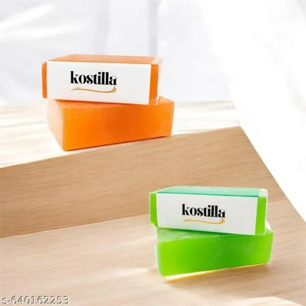 Kostilla_Bathing_Soap_Combo_Neem_Orange_2_X_100G_Refreshing_Skin_Cleansing