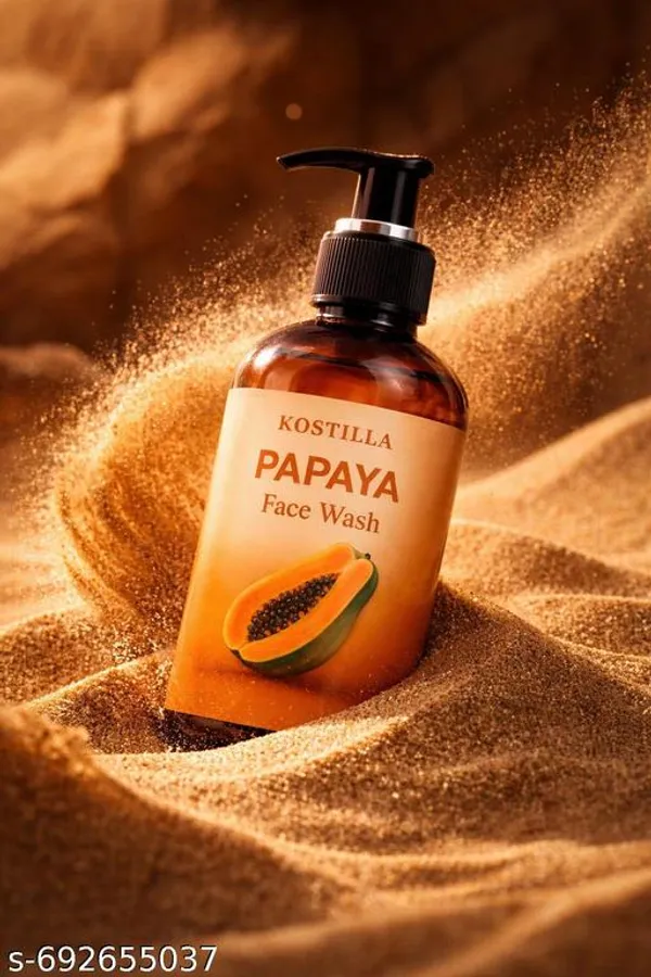 Kostilla_Papaya_Face_Wash_Removes_Tan_Dirt_Excess_Oil_Brightening_Refreshing_Cleanser_300_Ml