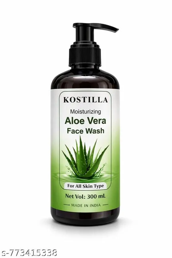 Kostilla_Aloe_Vera_Face_Wash_Pack_Of_2_300Ml_Each_Moisturizing_Gentle_Cleanser_For_All_Skin_Types