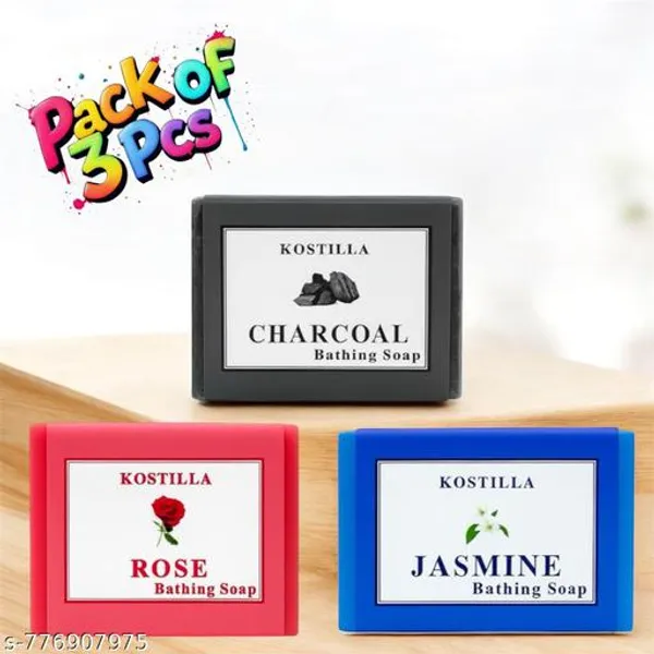 Charcoal_Jasmine_Rose_Soap_Combo_Pack_Of_3_Herbal_Bathing_Bars_For_Daily_Use