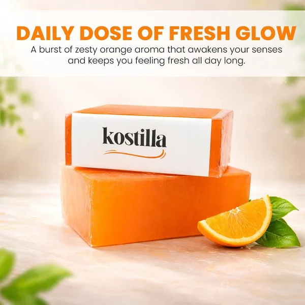 Kostilla_Orange_Bathing_Soap_Pack_Of_1_(100G)
