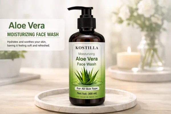 Kostilla_Aloe_Vera_Face_Wash_Pack_Of_2_300Ml_Each_Moisturizing_Gentle_Cleanser_For_All_Skin_Types