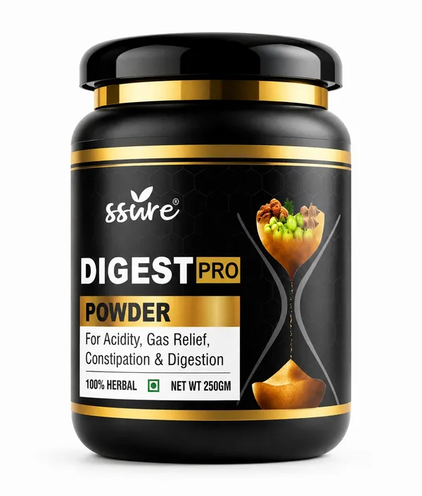 Ssure_Edigest_Pro_Herbal_Powder_For_Acidity,_Gas_Relief,_Constipation_&_Digestion_(250Gm)