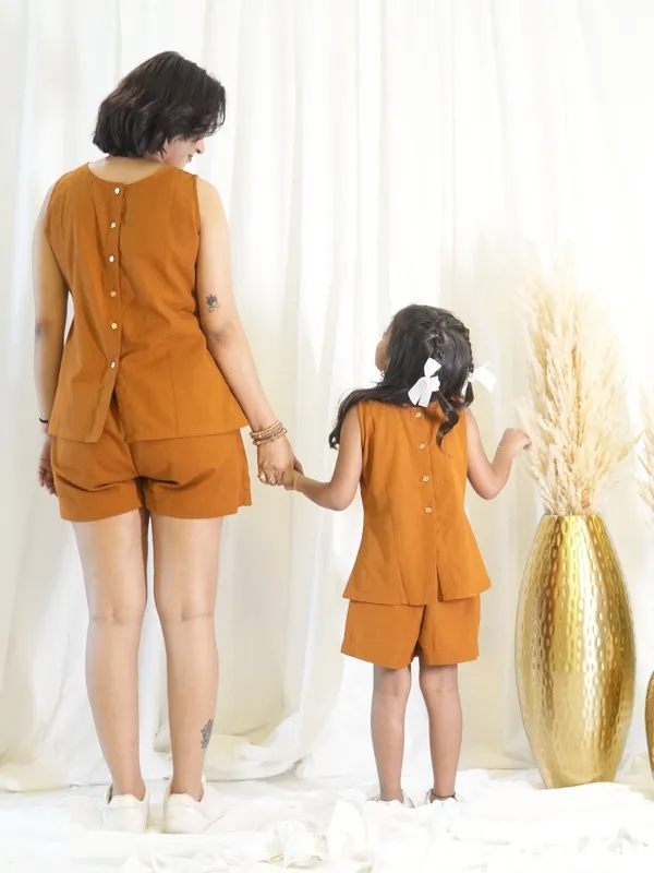Brown_Short_Coord_Set_For_Women
