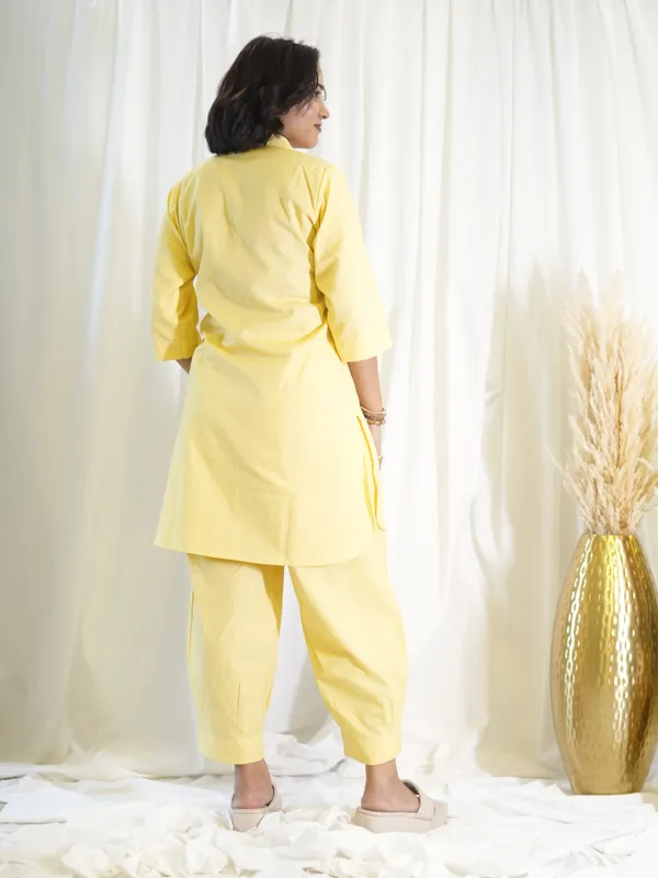Yellow_Kurta_Coord_Set_For_Women