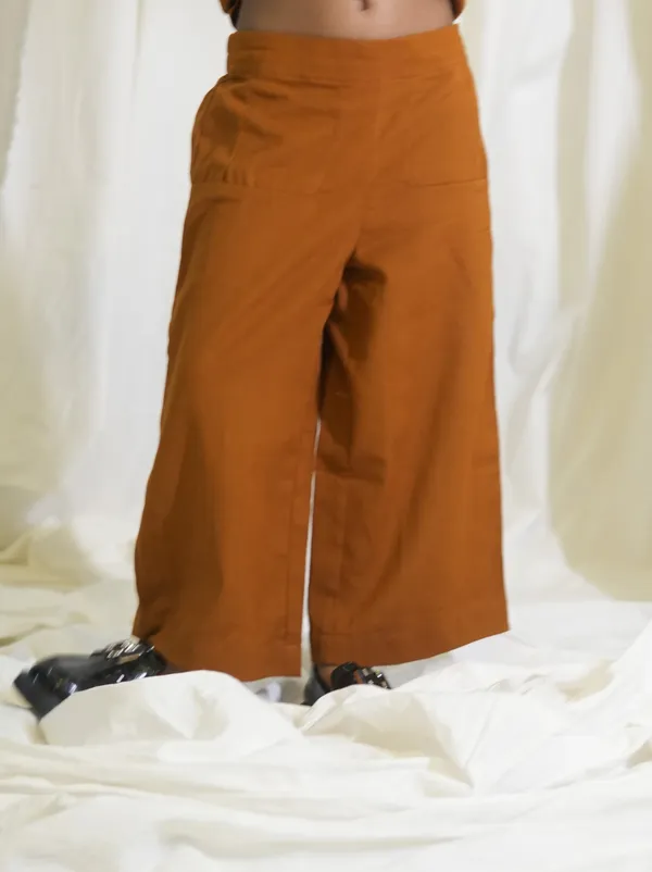 Brown_Flared_Trouser_For_Girl_Kids