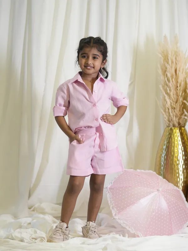Pink_Shirt_Coord_Set_For_Girl_Kids