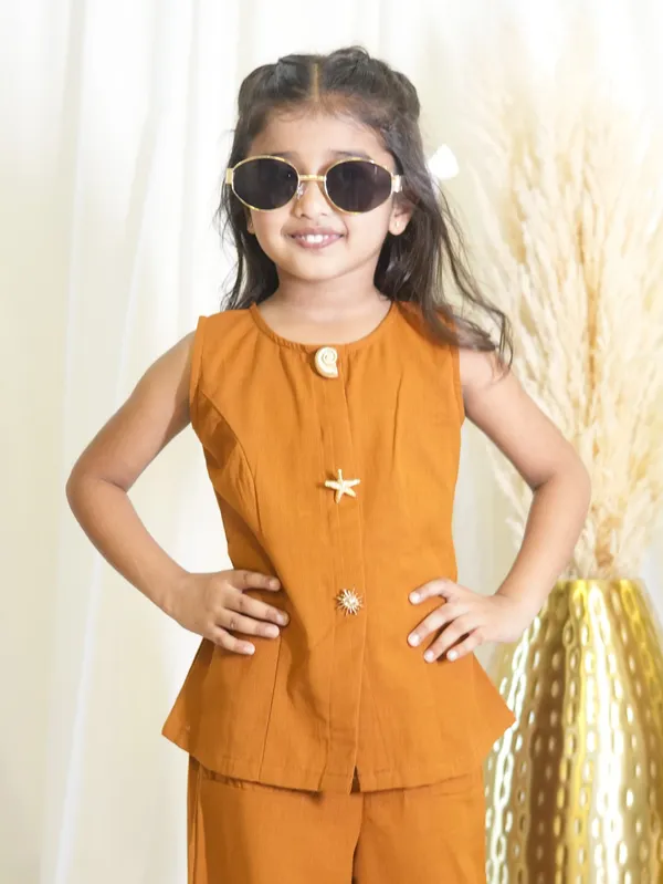Brown_Buttoned_Top_For_Girl_Kids