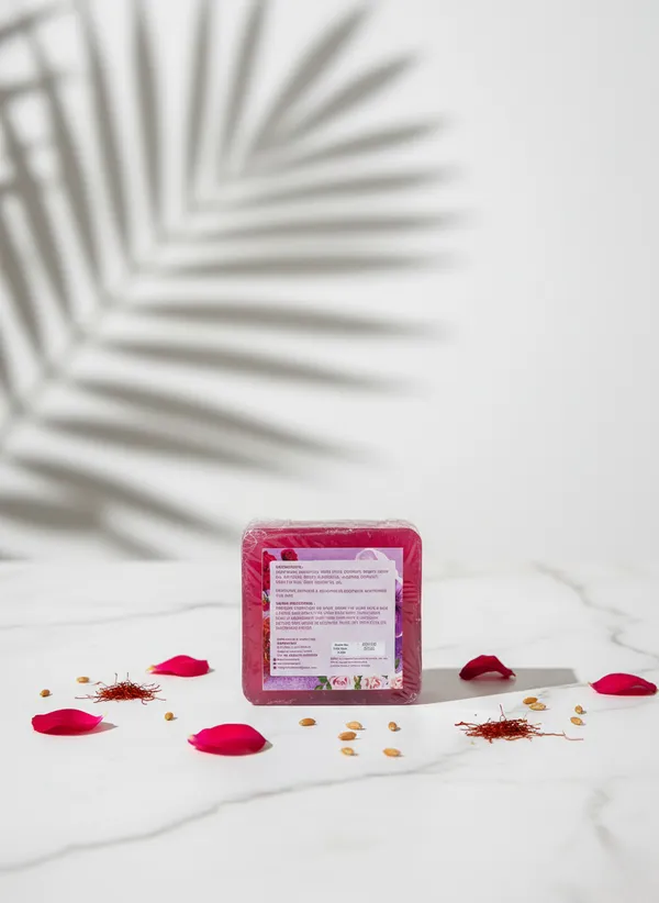 Fushia_Rose_Saffron_With_Wheatgerm_Oil_Soap