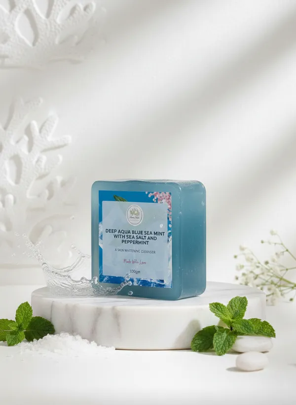 Deep_Aqua_Blue_Sea_Mint_Soap