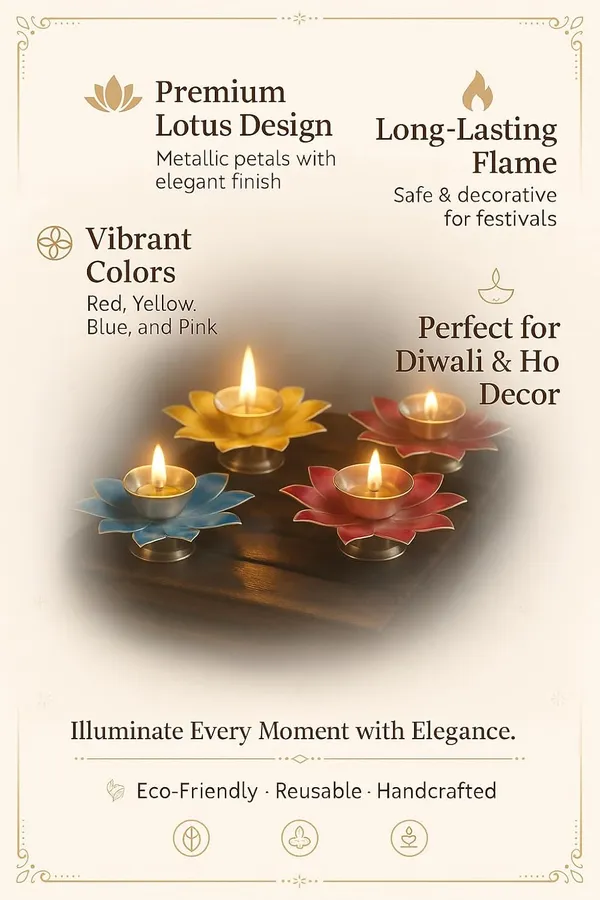 Brass_Lotus_Petal_Diya_Candle_Set