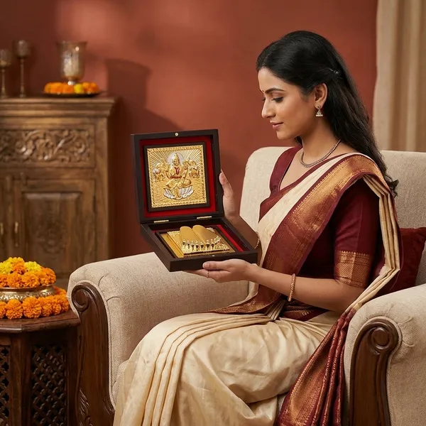 Wooden_Gold_Laxmi_Charan_Paduka_Decorative_Figurine_With_Box