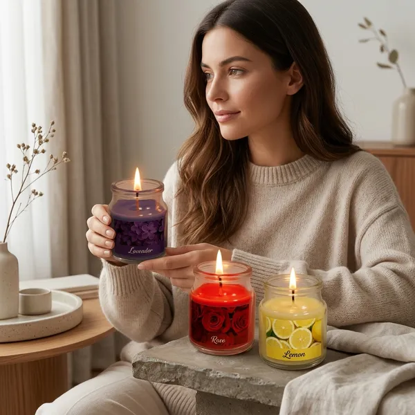 Soy_Wax_Lavender_Rose_Lemon_Scented_Jar_Candle_Set