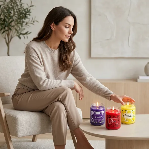 Soy_Wax_Lavender_Rose_Lemon_Scented_Jar_Candle_Set