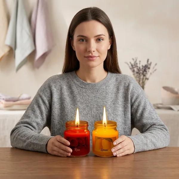 Soy_Wax_Lavender_Rose_Lemon_Scented_Jar_Candle_Set