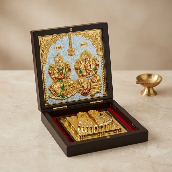 Brass_Traditional_Ganesha_And_Lakshmi_Idol