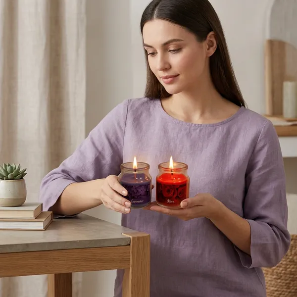 Scented_Wax_Multi-Fragrance_Glass_Jar_Candle_Gift_Set_Of_2
