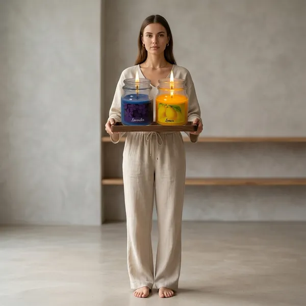 Scented_Wax_Multi-Fragrance_Glass_Jar_Candle_Set_Of_2