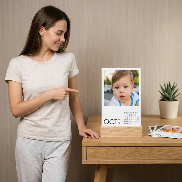 Wooden_Personalized_Photo_Desk_Calendar_With_Holder