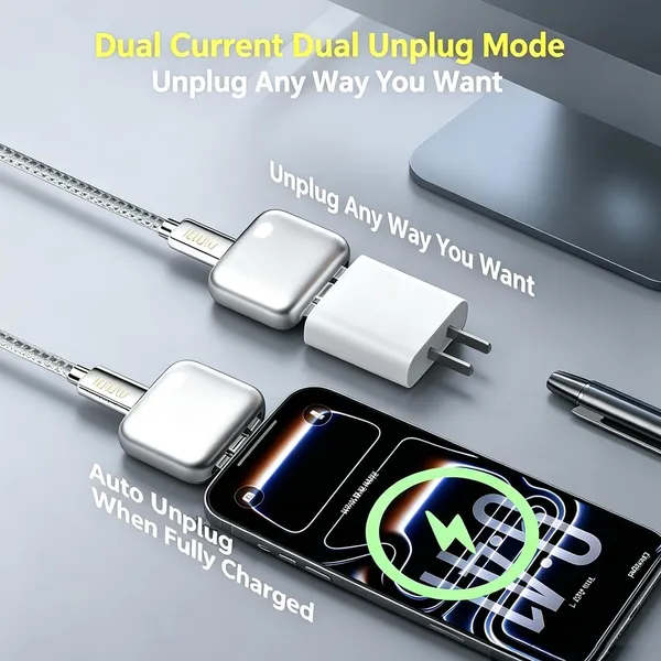AI_Smart_Auto-Disconnect_140W_Fast_Charging_Adapter