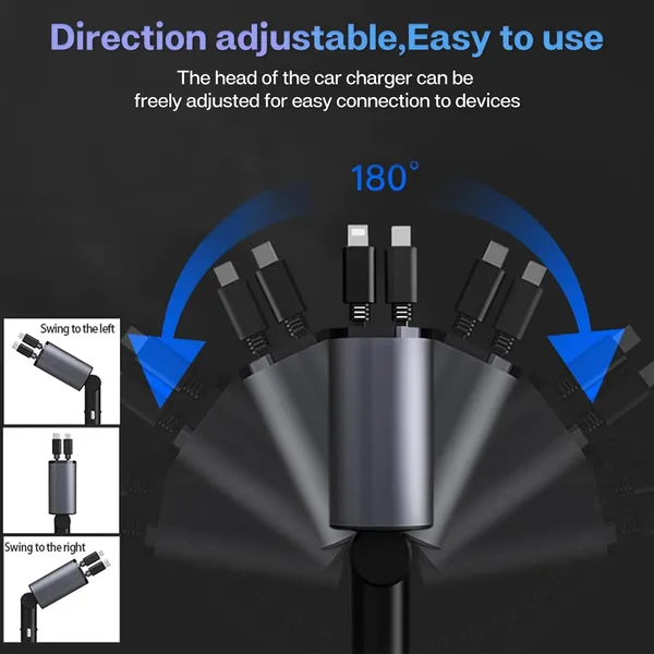 Retractable_Car_Charger_100W_Fast_Charging_4_In_1_Phone_Charger_Adapter_Retractable_Cables_2_Feet_For_Iphone_And_Type_C_Cigarette_Lighter_Adapter