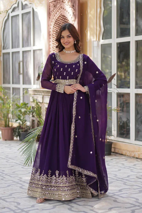 Purple_Cotton_Anarkali_Gown_For_Women
