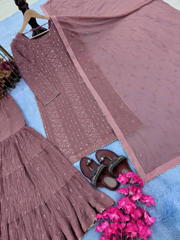 Dusty_Rose_Cotton_Suit_Set_For_Women