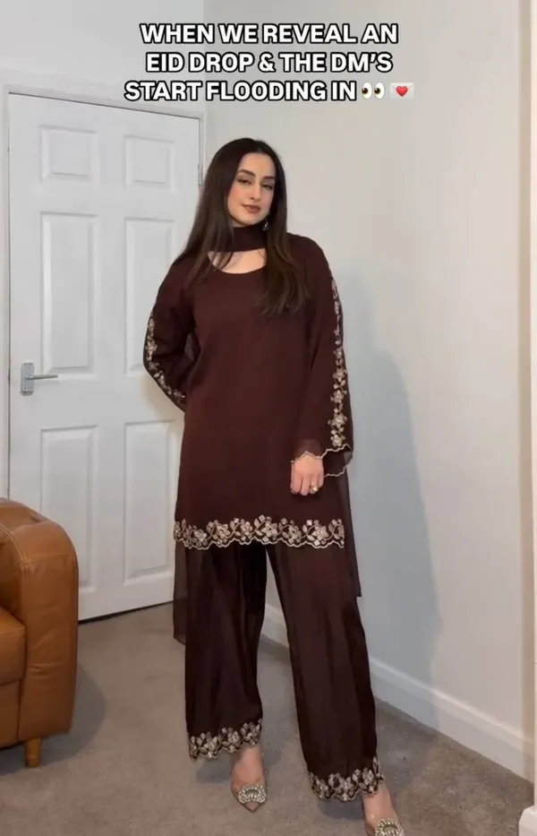 Brown_And_Mint_Green_Cotton_Pakistani_Suit_For_Women_Pack_Of_2