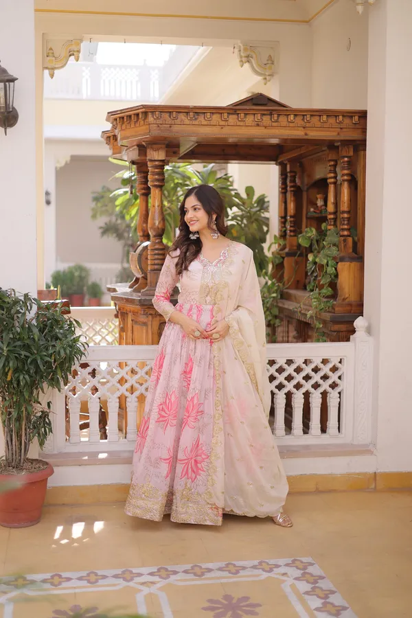 Digital_Printed_Russian_Silk_Anarkali_Gown_Set_with_Embroidery_Zari_Sequins_Work_&_Organza_Dupatta_–_Pink_Floral_Design.