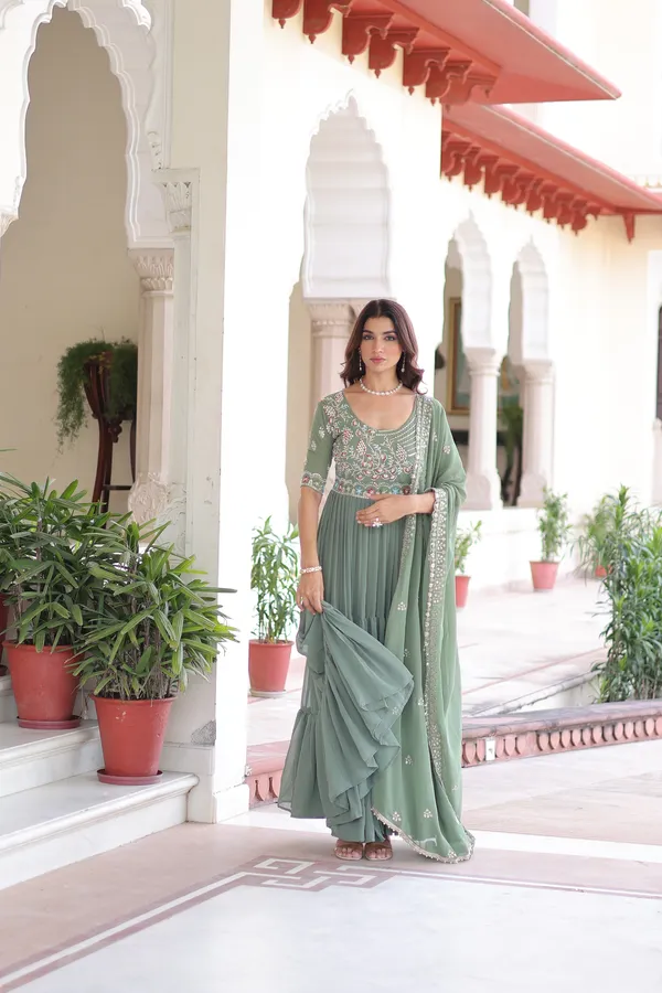Pista_Cotton_Gown_For_Women