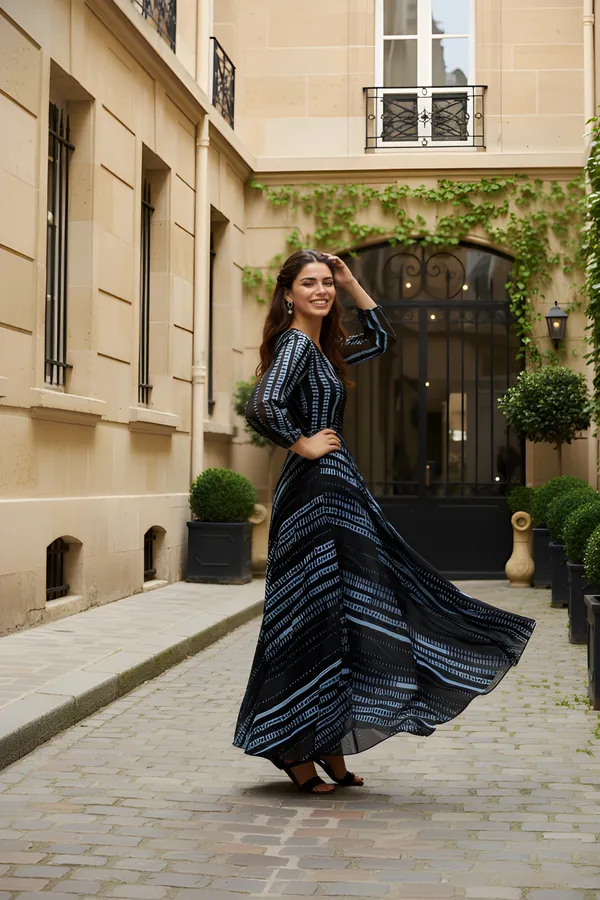 Fancy_Georgette_chain_printed_long_dress.