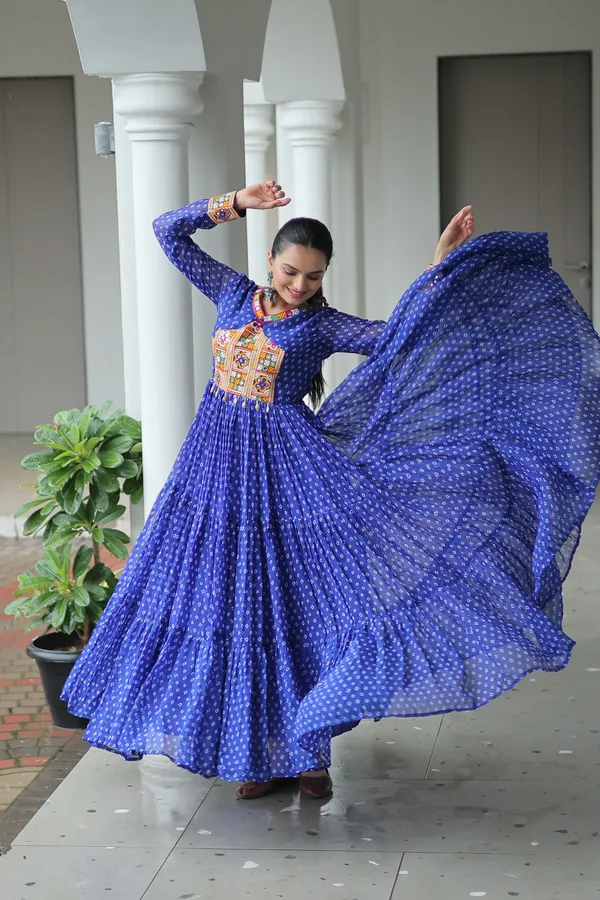 Royal_Blue_Cotton_Anarkali_Gown_For_Women