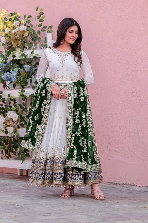 Black_And_White_Dupatta_Cotton_Anarkali_Suit_Set_For_Women_Pack_Of_2
