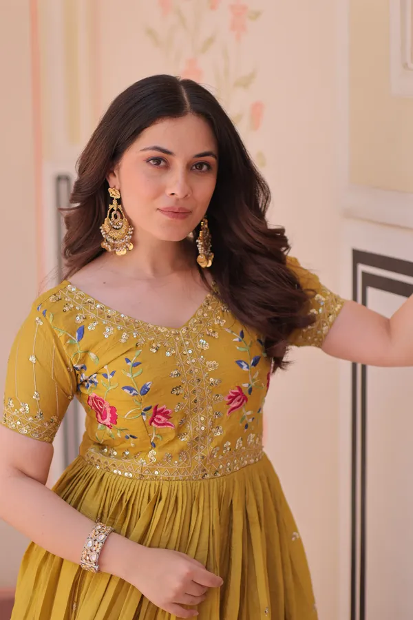 Premium_Designer_Readymade_Gown_Collection_Gold_Crush_Zari_Sequins-work_with_Multi_Thread_Embroidery.