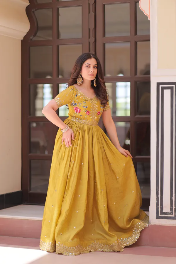 Premium_Designer_Readymade_Gown_Collection_Gold_Crush_Zari_Sequins-work_with_Multi_Thread_Embroidery.