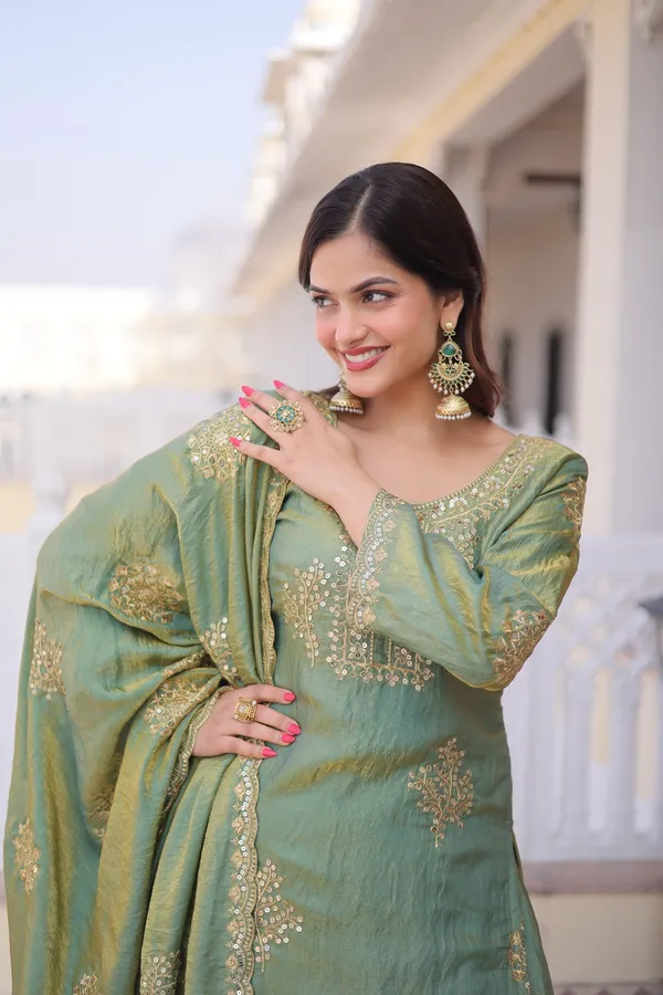 Premium_Fendi_Crush_Zari_Sequins_Embroidered_Top-Sharara-Dupatta_Set_|_Designer_Occasion_Wear_Collection.