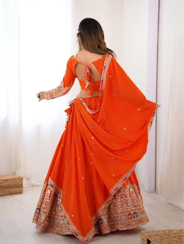 Taaj—_"Elegant_Embroidered_Sequence_Designer_Lahenga_Choli_With_Dupatta