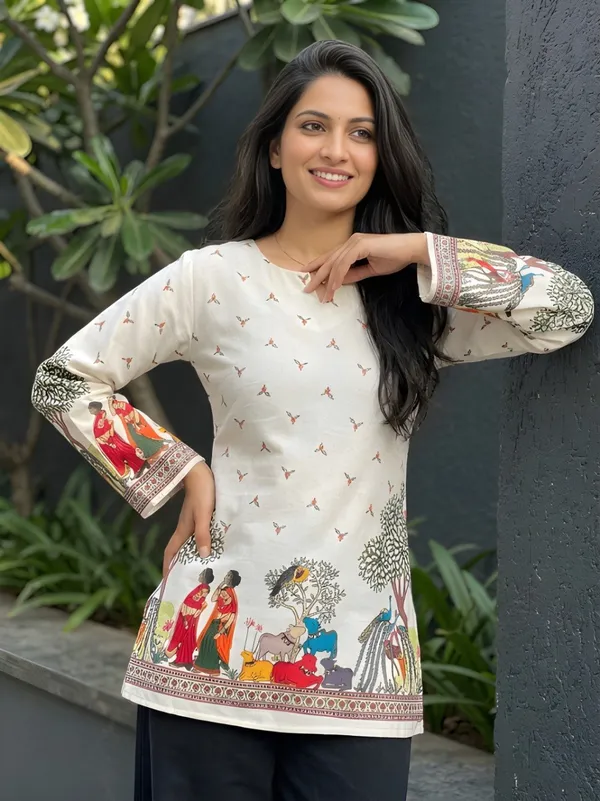 Women's_Cream_Cotton_Kalamkari_Print_Tunic