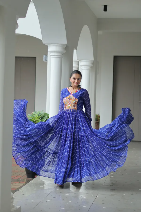 Royal_Blue_Cotton_Anarkali_Gown_For_Women