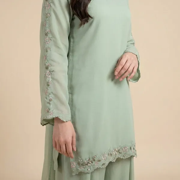 Brown_And_Mint_Green_Cotton_Pakistani_Suit_For_Women_Pack_Of_2