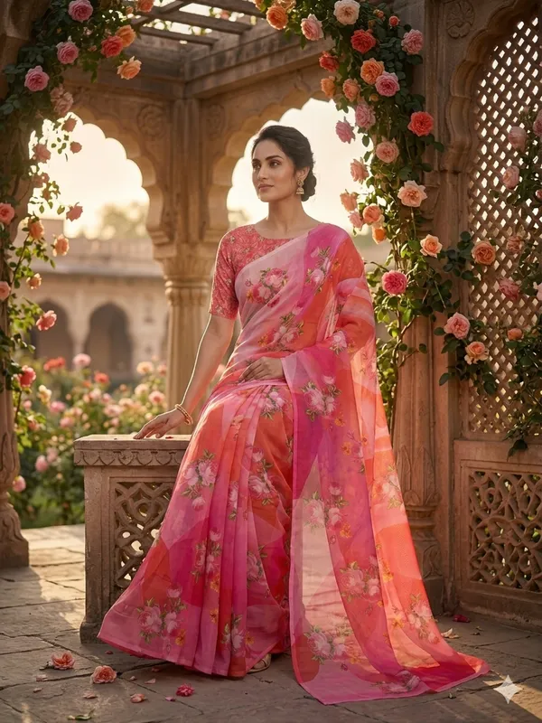 Pink_Georgette_Premium_And_Elegant_Saree_For_Women