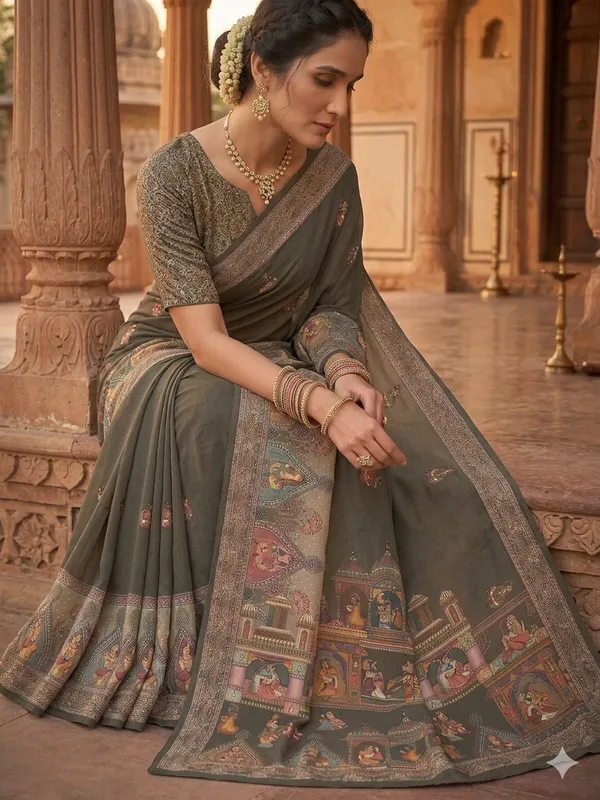 Grey_Georgette_Premium_And_Elegant_Saree_For_Women