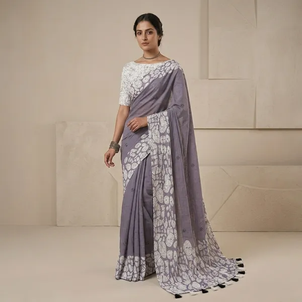 Purple_Pure_Linen_Premium_And_Elegant_Saree_For_Women