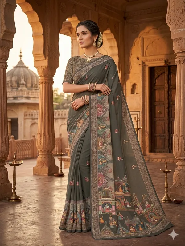 Grey_Georgette_Premium_And_Elegant_Saree_For_Women