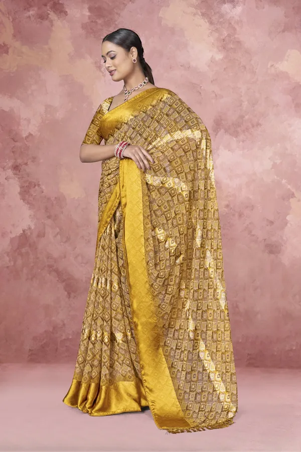 Traditional_Golden_Banarasi_Silk_Saree_With_Sequin_Work