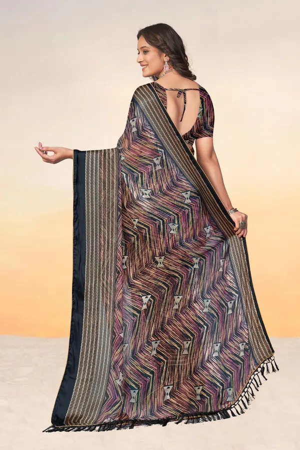 Multicolor_Striped_Saree_With_Embellished_Border