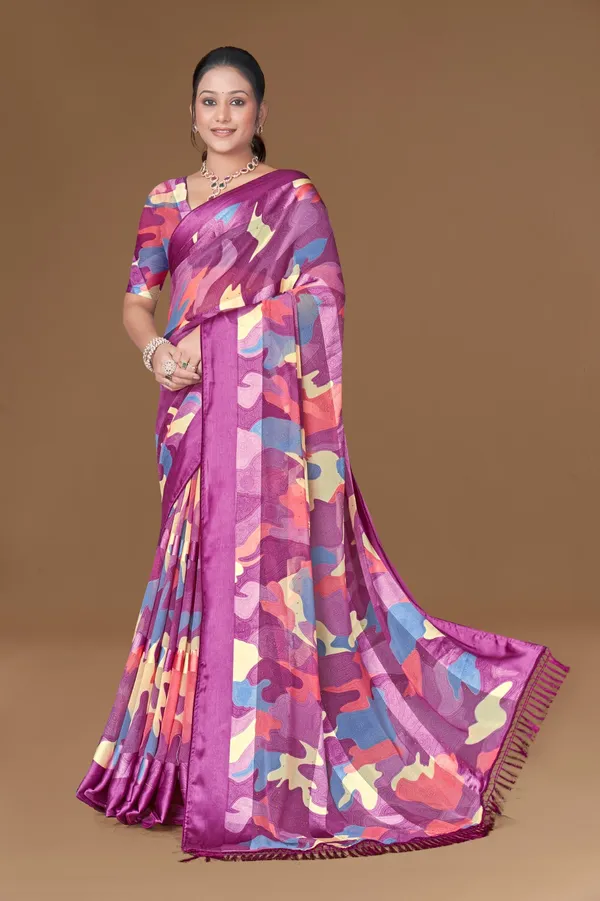 Multicolor_Abstract_Print_Silk_Saree_With_Purple_Border_And_Pallu