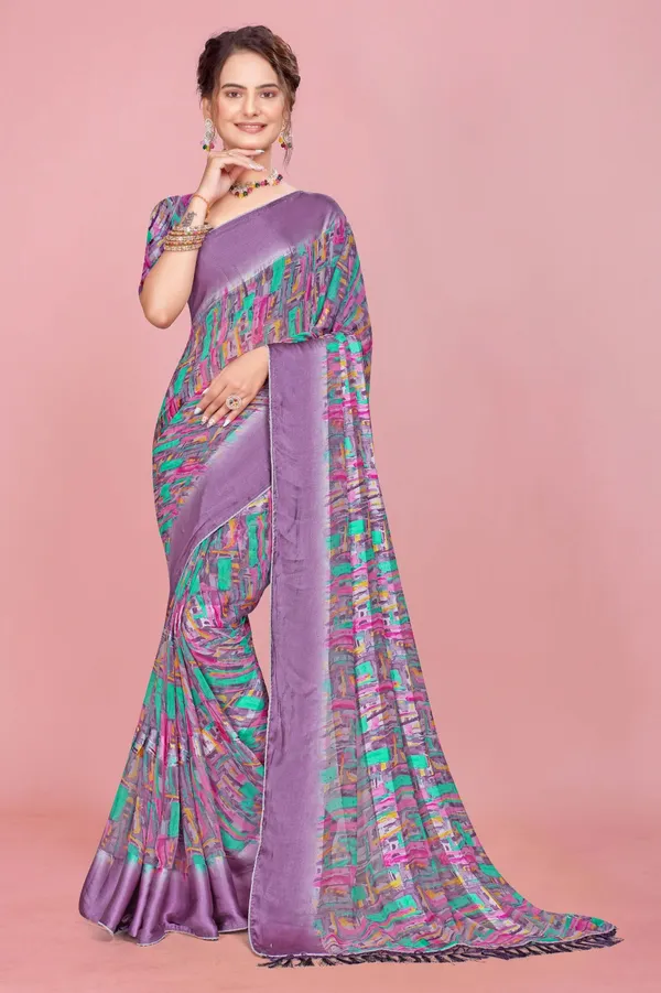 Purple_Abstract_Print_Saree_With_Border