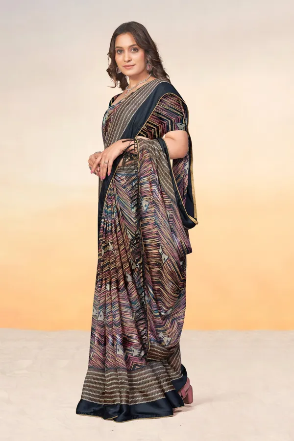 Multicolor_Striped_Saree_With_Embellished_Border